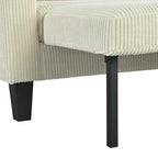 Christopher Knight Home - Reversible Stoff Schlafsofa L-förmig mit Stauraum-Recamiere, USB-Anschlüssen und Getränkehaltern