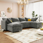 Christopher Knight Home 126 Modulares Ecksofa mit Stauraum – 126 x 63 x 35