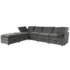 Christopher Knight Home 126 Modulares Ecksofa mit Stauraum – 126 x 63 x 35