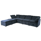 Christopher Knight Home 126 Modulares Ecksofa mit Stauraum – 126 x 63 x 35