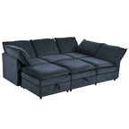 Christopher Knight Home 126 Modulares Ecksofa mit Stauraum – 126 x 63 x 35