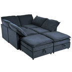 Christopher Knight Home 126 Modulares Ecksofa mit Stauraum – 126 x 63 x 35