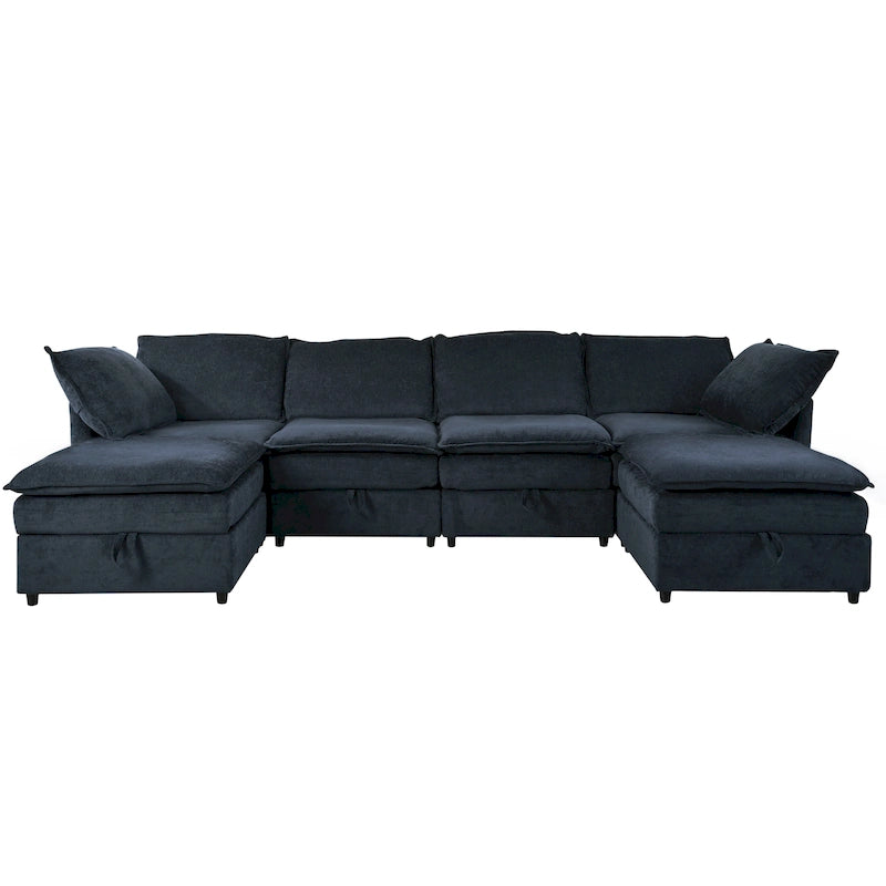 Christopher Knight Home 126 Modulares Ecksofa mit Stauraum – 126 x 63 x 35