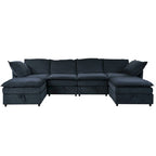 Christopher Knight Home 126 Modulares Ecksofa mit Stauraum – 126 x 63 x 35