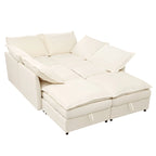 Christopher Knight Home 126 Modulares Ecksofa mit Stauraum – 126 x 63 x 35