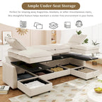 Christopher Knight Home 126 Modulares Ecksofa mit Stauraum – 126 x 63 x 35