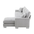 Rosita Modernes L-förmiges Schlafsofa mit Recamiere von GDFStudio