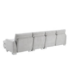Rosita Modernes L-förmiges Schlafsofa mit Recamiere von GDFStudio