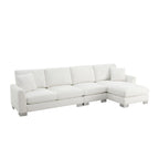 Rosita Modernes L-förmiges Schlafsofa mit Recamiere von GDFStudio