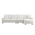 Rosita Modernes L-förmiges Schlafsofa mit Recamiere von GDFStudio