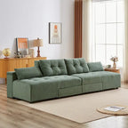 GDFStudio - Emerson Modulares Kordsamt-3-Sitzer-Sofa mit Stauraum und anpassbarem Design