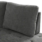 Christopher Knight Home – Miranda umwandelbares Sektionssofa aus Polyester mit Stauraum und wendbarem Tablett