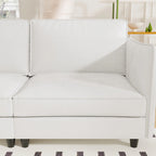 Christopher Knight Home - Benjamin Grand 6-Sitzer U-förmiges Sofa mit beweglichem Ottoman und praktischen Aufbewahrungstaschen