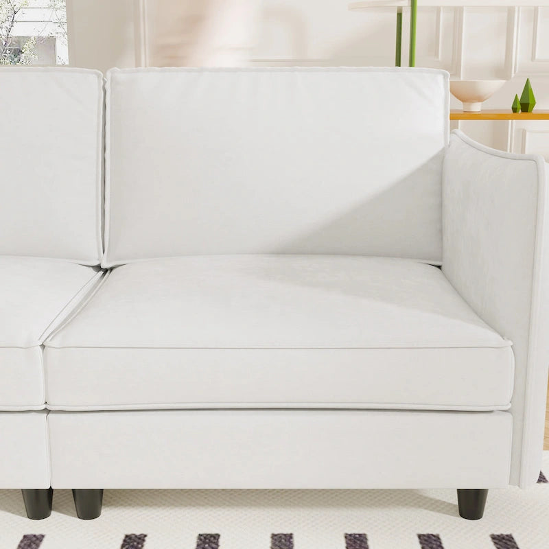 Christopher Knight Home - Benjamin Grand 6-Sitzer U-förmiges Sofa mit beweglichem Ottoman und praktischen Aufbewahrungstaschen
