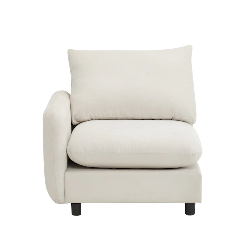 Christopher Knight Home - Evelyn Modernes, modulares L-förmiges Polster-Schnittsofa