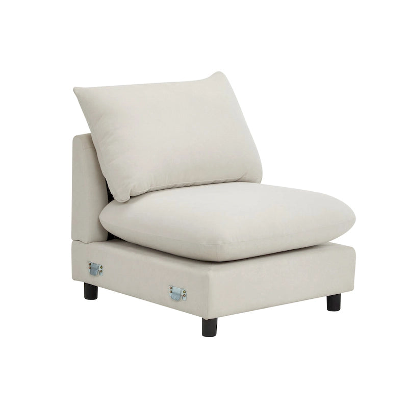 Christopher Knight Home - Evelyn Modernes, modulares L-förmiges Polster-Schnittsofa