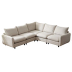Christopher Knight Home - Evelyn Modernes, modulares L-förmiges Polster-Schnittsofa