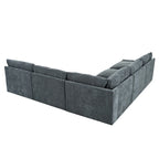 Christopher Knight Home – Harper 115 modulares Polstersofa mit Plüschkissen und versteckten Staufächern