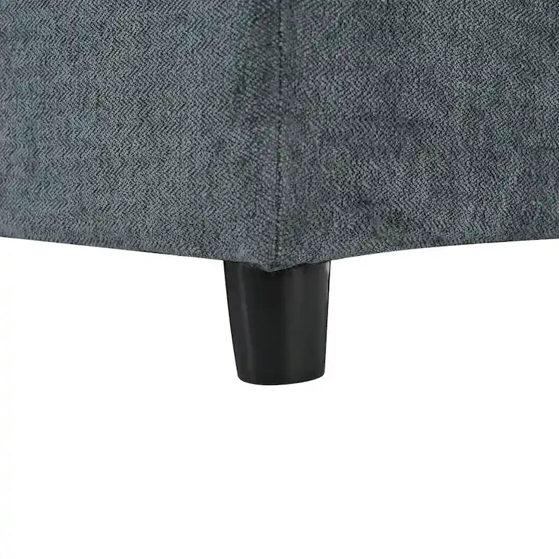 Christopher Knight Home – Harper 115 modulares Polstersofa mit Plüschkissen und versteckten Staufächern