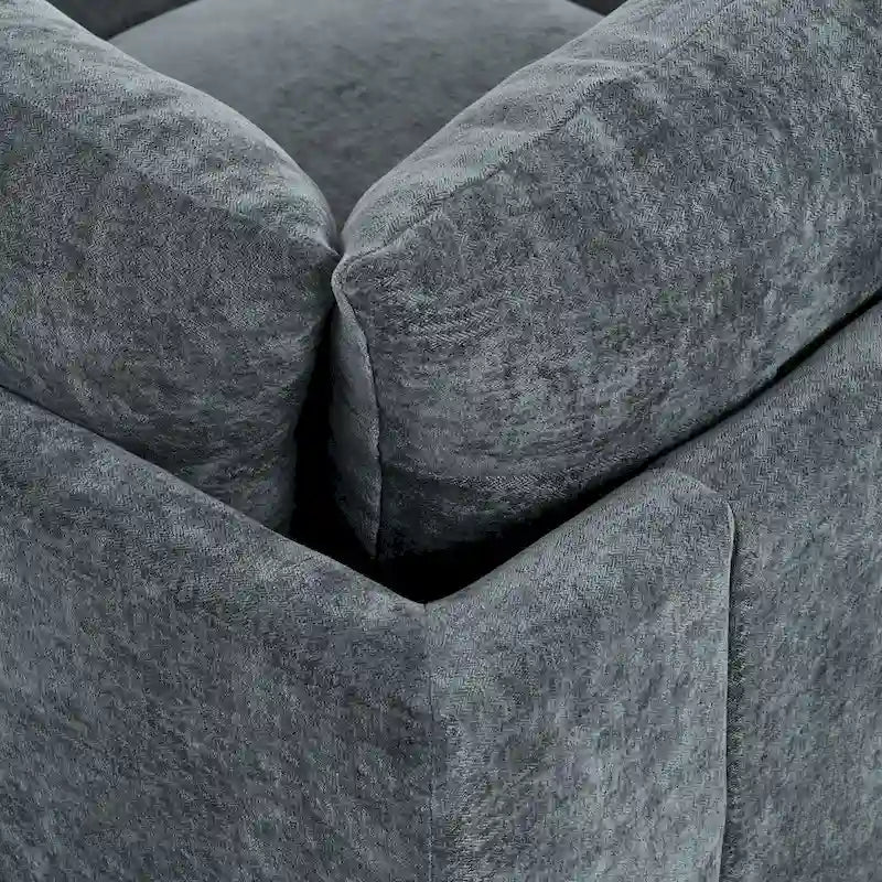 Christopher Knight Home – Harper 115 modulares Polstersofa mit Plüschkissen und versteckten Staufächern