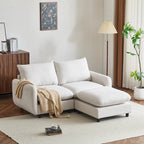 Christopher Knight Home - Evelyn Modernes 2-Sitzer Modulares Polster Ecksofa mit Ottomanen