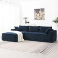 Zab Chenille zweiteiliges Sektionalsofa von GDFStudio