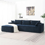 Zab Chenille zweiteiliges Sektionalsofa von GDFStudio