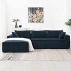 Zab Chenille zweiteiliges Sektionalsofa von GDFStudio