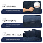 Zab Chenille zweiteiliges Sektionalsofa von GDFStudio