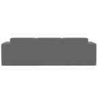 Christopher Knight Home - 109 Modernes modulares Sektionssofa, L-förmige Couch aus Teddy-Stoff mit Recamiere und Kissen