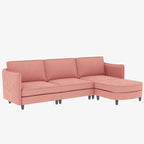 Christopher Knight Home - Benjamin Geräumiges 3-Sitzer L-förmiges Sofa mit beweglicher Ottomane und Aufbewahrungstaschen