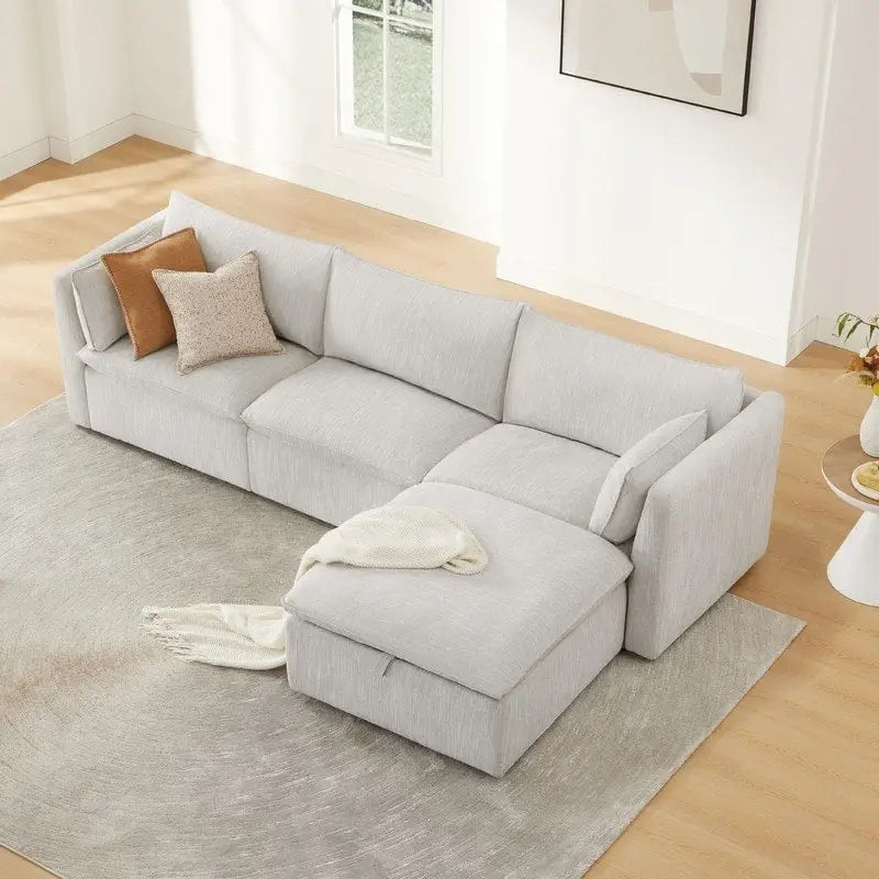 Couchgarnitur Cypress, modulares Sofa für das Wohnzimmer