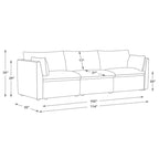 Couchgarnitur Cypress, modulares Sofa für das Wohnzimmer