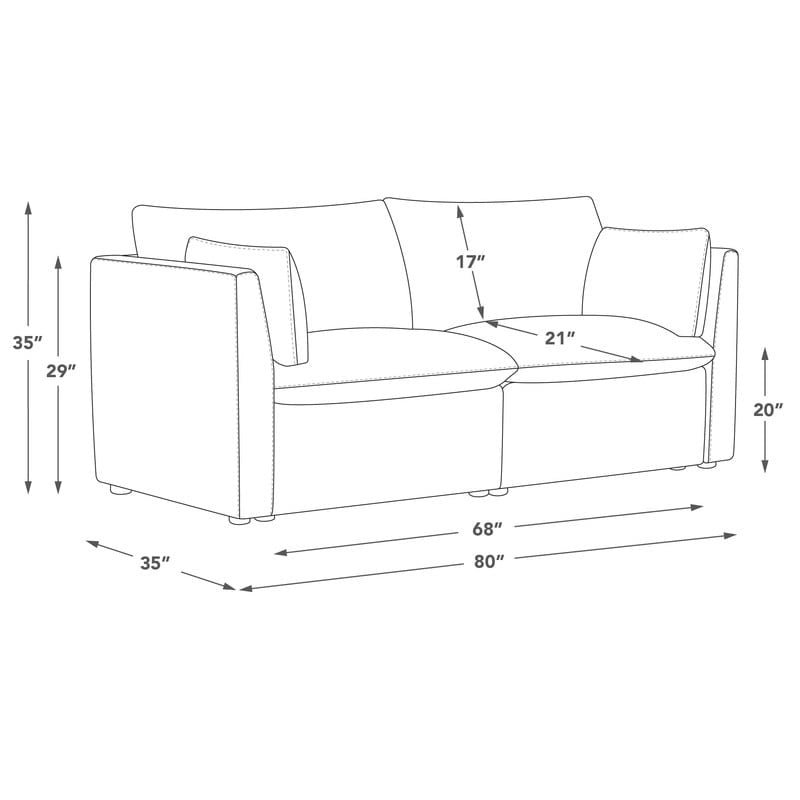 Couchgarnitur Cypress, modulares Sofa für das Wohnzimmer
