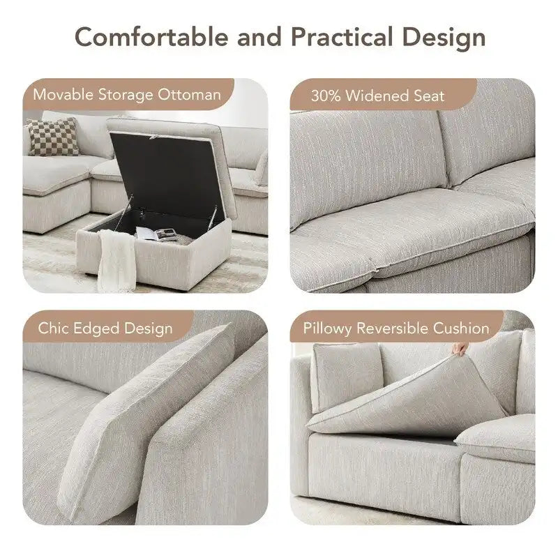 Cypress V-förmige Ecksofas Modulares Sofa
