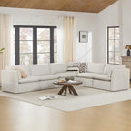 Cypress 141W L-förmiges Power Sectional Sofa mit elektrischen Fußstützen