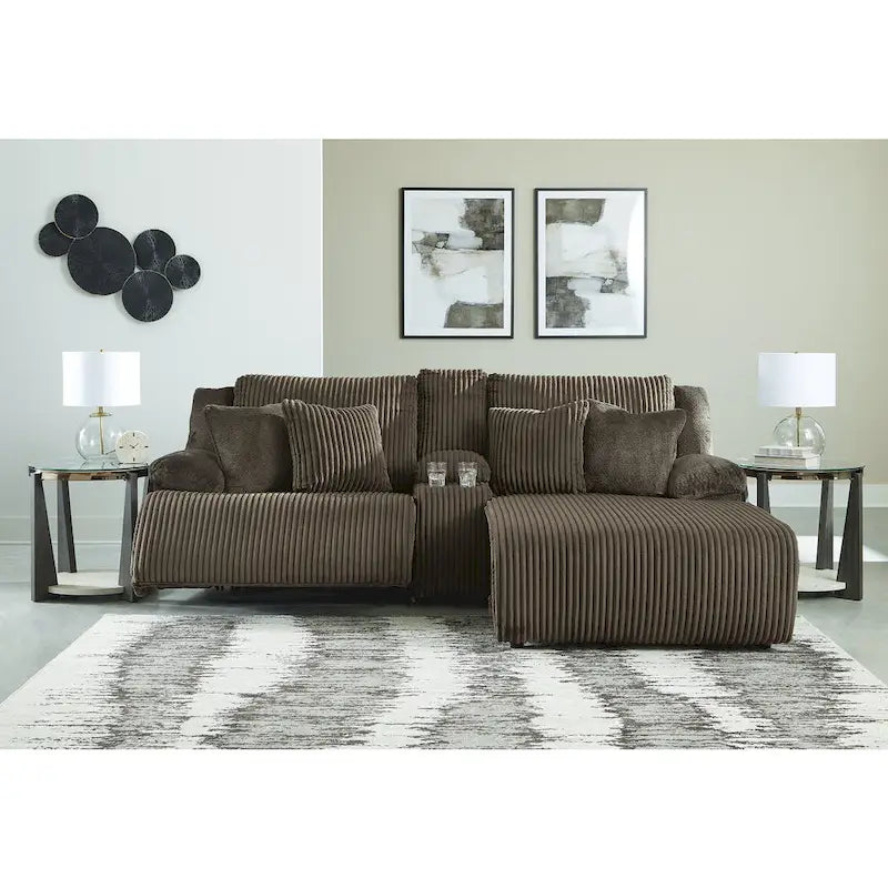 Signature Design by Ashley Top Tier 3-teiliges Ecksofa mit Recamiere – 266,7B x 187,96T x 104,14H cm