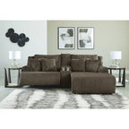 Signature Design by Ashley Top Tier 3-teiliges Ecksofa mit Recamiere – 266,7B x 187,96T x 104,14H cm