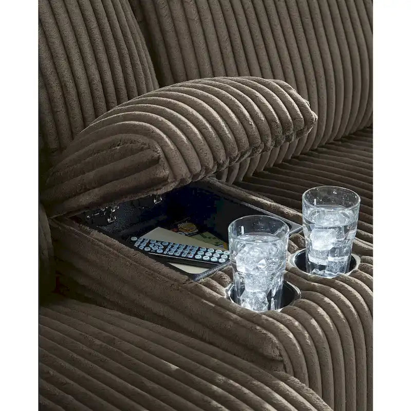 Signature Design by Ashley Top Tier 3-teiliges Ecksofa mit Recamiere – 266,7B x 187,96T x 104,14H cm