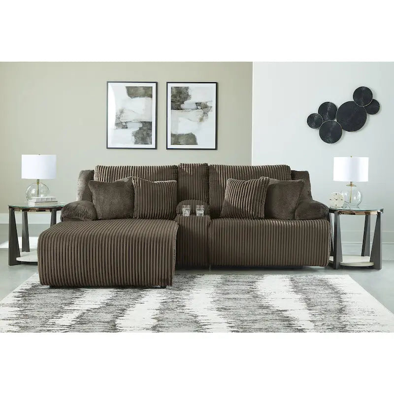 Signature Design by Ashley Top Tier 3-teiliges Ecksofa mit Recamiere – 266,7B x 187,96T x 104,14H cm