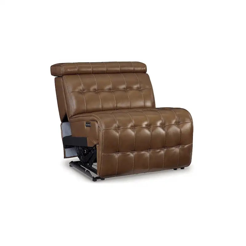 Signature Design by Ashley Temmpton mittelbraunes 5-teiliges motorisiertes Sektionssofa – 279B x 279T x 86H