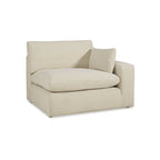 Signature Design by Ashley Elyza Elfenbeinfarbenes 5-teiliges Sektionalsofa mit Chaiselongue – 135B x 135T x 36H