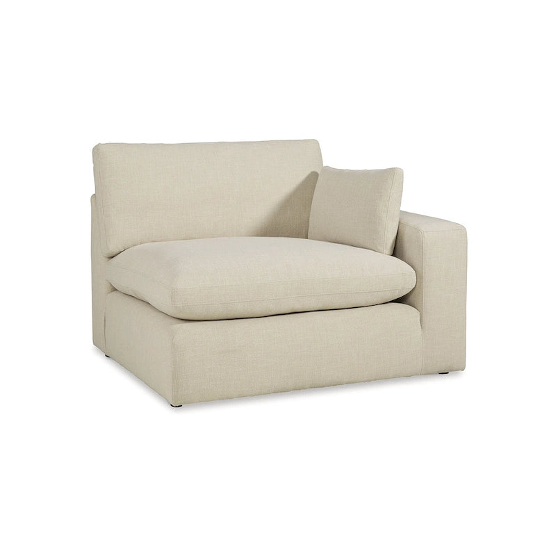 Signature Design by Ashley Elyza Elfenbeinfarbenes 5-teiliges Sektionalsofa mit Chaiselongue – 135B x 135T x 36H