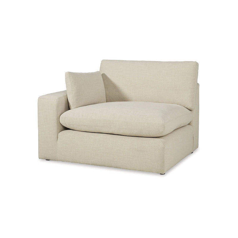Signature Design by Ashley Elyza Elfenbeinfarbenes 5-teiliges Sektionalsofa mit Chaiselongue – 135B x 135T x 36H