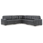 Signature Design by Ashley Brindley Pier Gray 5-teilige Sektionscouch – 128B x 128T x 40H