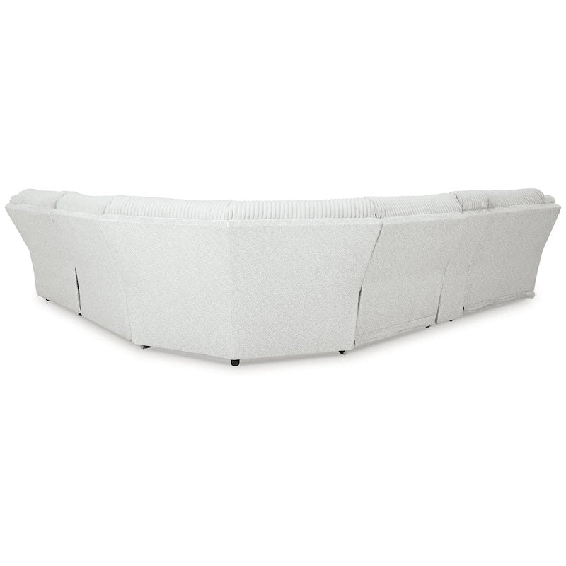 Signature Design by Ashley Top Tier hellgraues 6-teiliges Relax-Sofa mit Chaiselongue - 149,5B x 132,5T x 40H