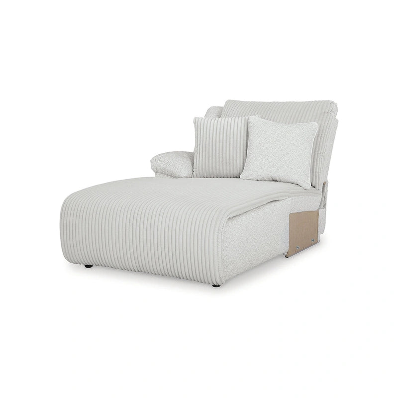 Signature Design by Ashley Top Tier hellgraues 6-teiliges Relax-Sofa mit Chaiselongue - 149,5B x 132,5T x 40H