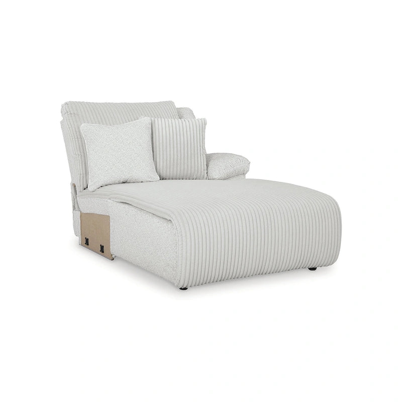 Signature Design by Ashley Top Tier hellgraues 6-teiliges Relax-Sofa mit Chaiselongue - 149,5B x 132,5T x 40H
