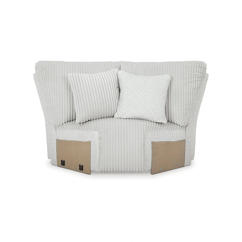 Signature Design by Ashley Top Tier hellgraues 6-teiliges Relax-Sofa mit Chaiselongue - 149,5B x 132,5T x 40H