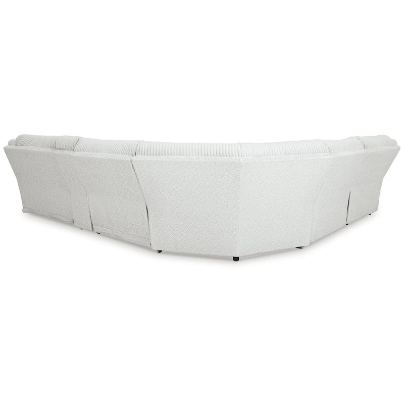 Signature Design by Ashley Top Tier hellgraues 6-teiliges Relax-Sofa mit Chaiselongue - 149,5B x 132,5T x 40H